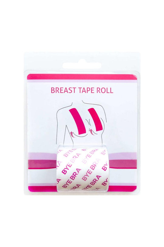 Bye Bra Breast Tape Roll + Silk Nipple Covers Cup A-F