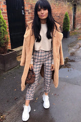 Camel Faux Fur Teddy Coat - Reegan-Coats