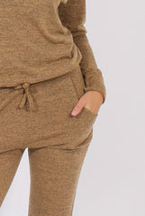 Camel Loungewear Set - Josie-Loungewear