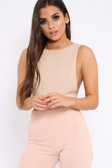 Camel Side Boob Bodysuit - Adrionna-Bodysuits