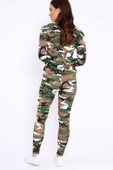 Camo Guilty Top and Leggings Co-Ord - Yazmeen-Co-ords