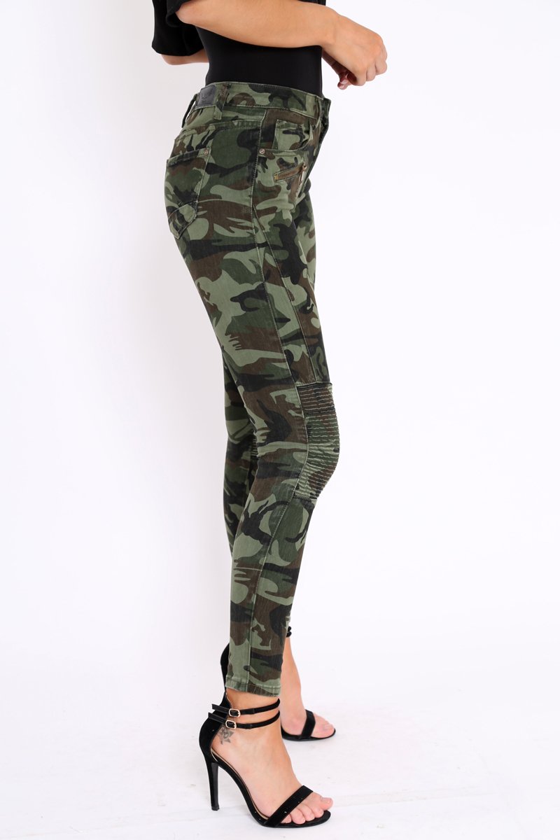 Camo Jeans - Evalie-Trousers