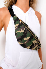 Camo Print Bum Bag - Elyze-Bags