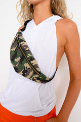 Camo Print Bum Bag - Elyze-Bags