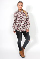 Cassidy Floral Print Shirt-Shirts