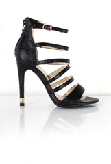 Cassie Snake Strappy Heel-Heels