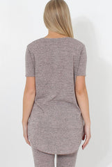 Cat Pink Zip Detail Top-Tops