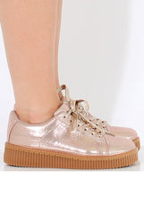 Champagne Gum Sole Creepers - Sandy-Shoes
