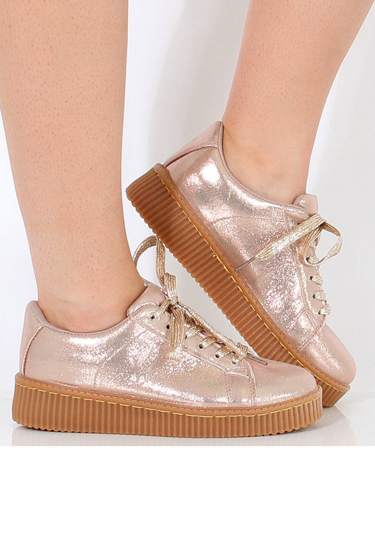 Champagne Gum Sole Creepers - Sandy