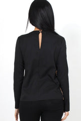 Chernice Nude Panel Top-Tops