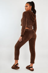 Chocolate Soft Teddy Leggings - Evani-Leggings