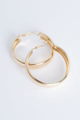 Chunky Gold Hoop Earrings - Emilina-Accessories