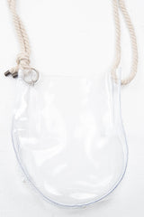 Clear Bag With Rope Style Strap - Tamyra-Bags