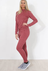 Coral Loungewear Set-Josie-Loungewear