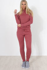 Coral Loungewear Set-Josie-Loungewear