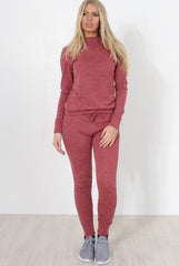Coral Loungewear Set-Josie-Loungewear