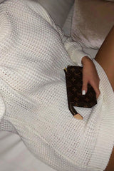 Cream Chunky Knit Jumper Dress - Maci-Dresses