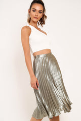 Cream Knitted One Shoulder Crop Top - Golde-Crop Tops