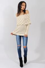 Cream Layer Jumper- Sammie-Jumper