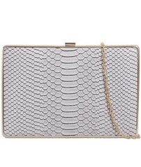 Crocodile Print Box Clutch - Eden-Bags