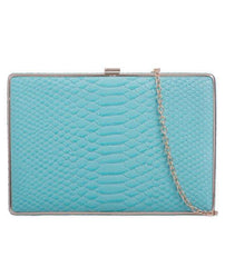 Crocodile Print Box Clutch - Eden-Bags