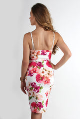 Darcie Pink Floral Dress-Dresses