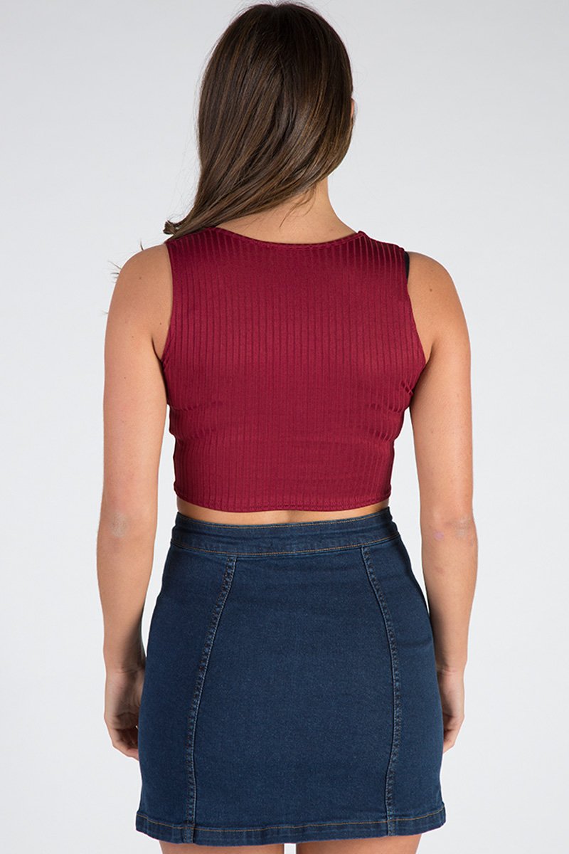 Dark Denim Embroidered Button Up Skirt - Grace-Skirts