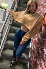 Dark Denim Ripped Knee Skinny Jeans - Eri-Jeans