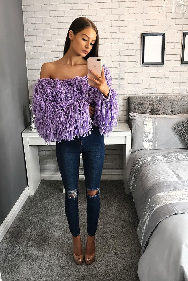 Dark Denim Ripped Knee Skinny Jeans - Eri-Jeans