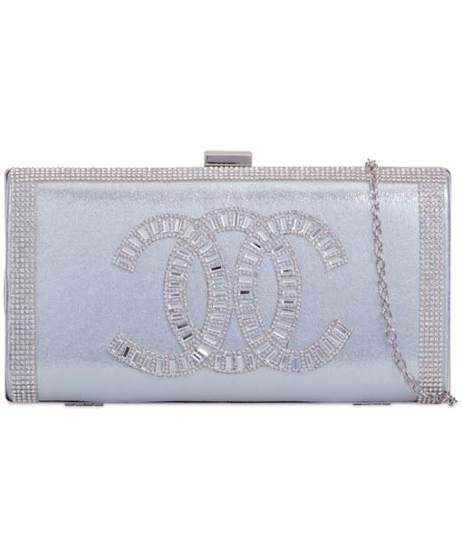 Diamante Embellished Clutch Bag - Brigitte-Bags