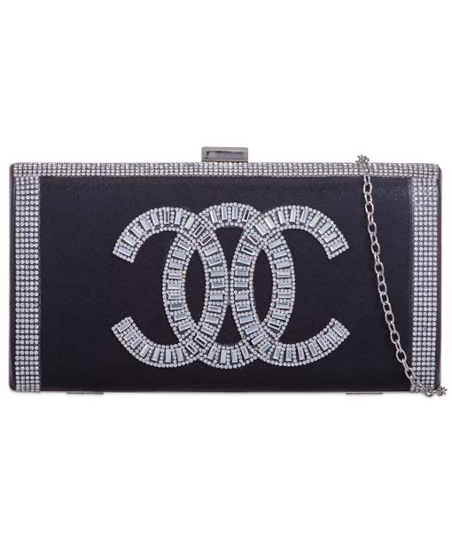 Diamante Embellished Clutch Bag - Brigitte