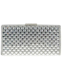 Diamante Small Diamond Pattern Clutch - Allie-Bags