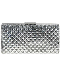 Diamante Small Diamond Pattern Clutch - Allie-Bags