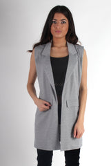 Ebony Grey Waist Coat-Coats