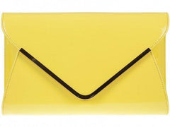 Ember Envelope Gold Trim Clutch Bag-Bags