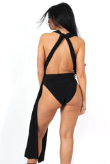Emi Black Multiway Bodysuit-Bodysuits