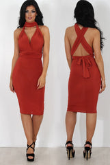 Emma Rust Multiway Dress-Dresses