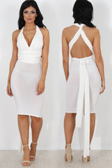 Emma White Multiway Dress-Dresses