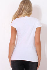 Erin White Slogan Top-Tops