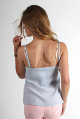 Evita Blue Cami Top-Tops