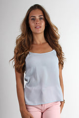 Evita Blue Cami Top-Tops