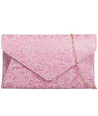 Floral Pattern Clutch Bag - Elena-Bags