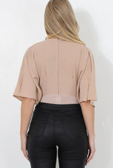 Florance Stone Plunge Bodysuit-Bodysuits