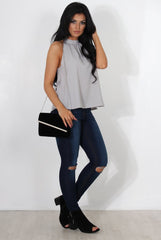 Francis Grey High Neck Top-Tops