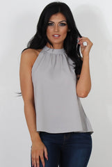 Francis Grey High Neck Top-Tops