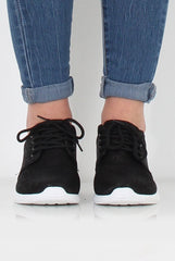 Freyah Black Trainers-Trainers
