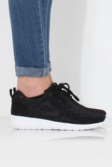 Freyah Black Trainers-Trainers