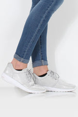 Freyah Silver Trainers-Trainers