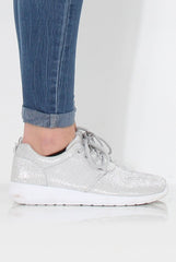 Freyah Silver Trainers-Trainers