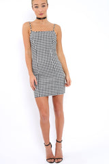 Gingham Bodycon Dress - Kaegan-Dresses